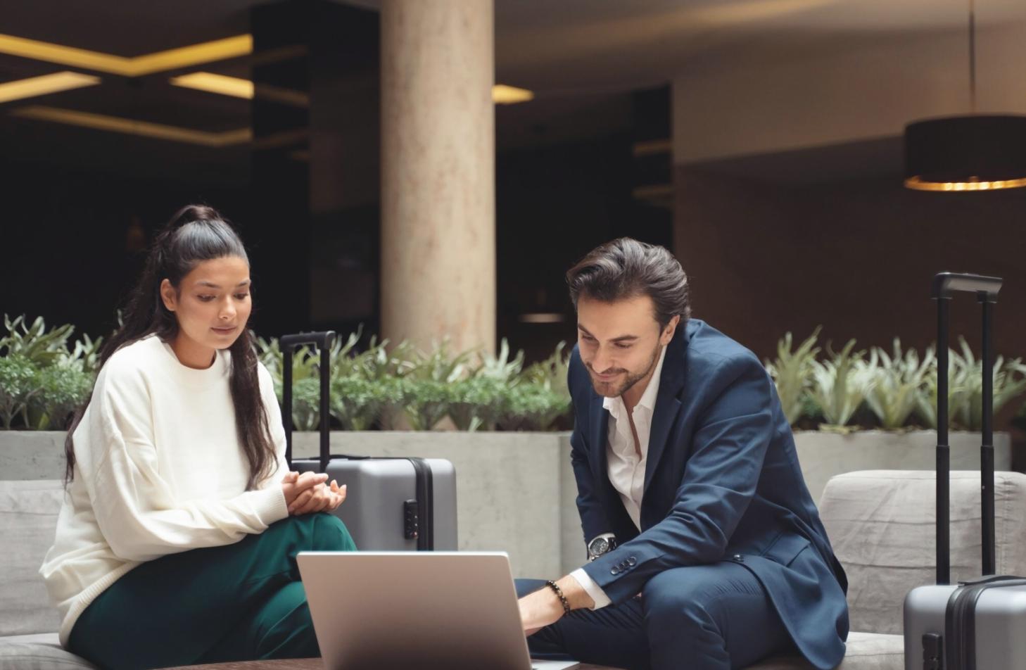 Student analyzing financial data and creating budget planning documents